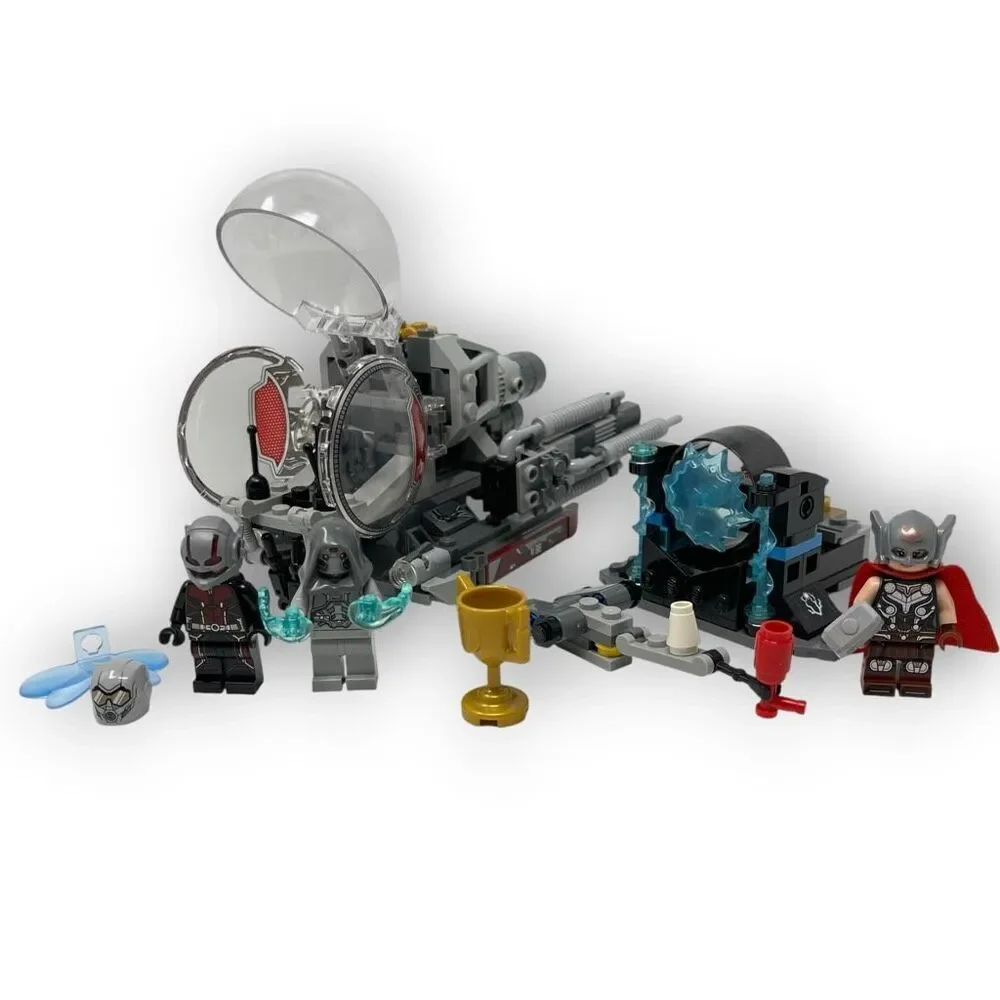 Lego 76109 Ant-Man Quantum Realm Explorers & 76102 Space Station Incomplete